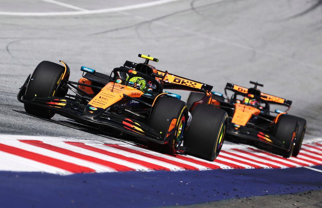 迈凯伦翻盘索伯车队，诺里斯关键制胜